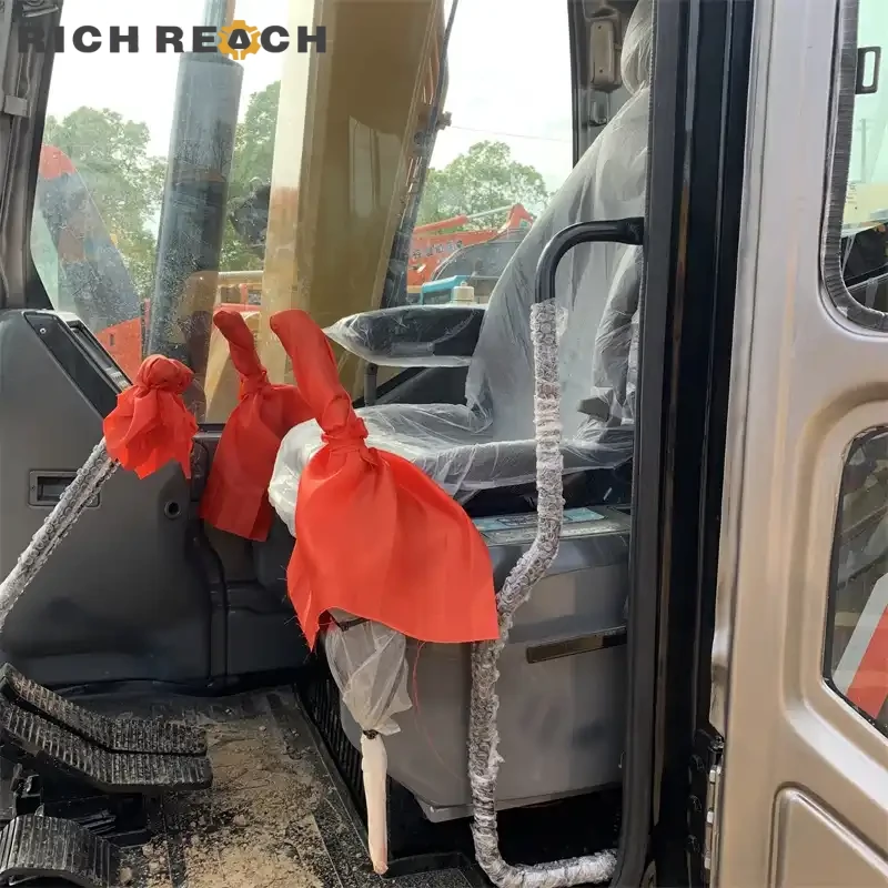 Used Sany 75C Pro excavator bottom rollers and track guard – low hour undercarriage