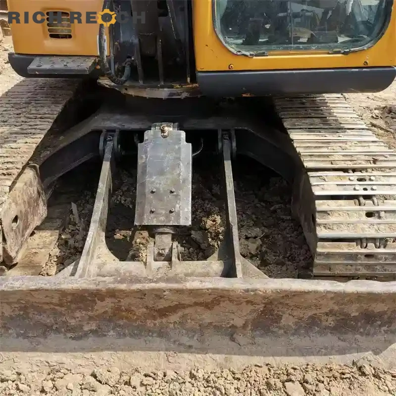 Used Sany 75C Pro excavator bucket linkage and wear plates – high breakout force