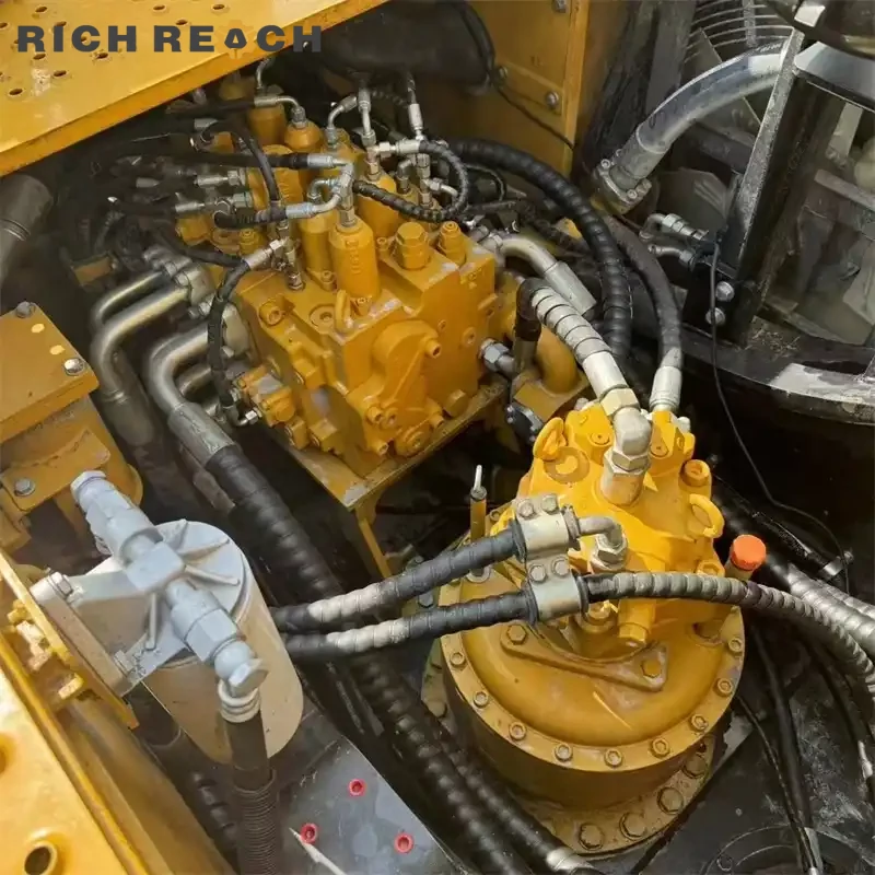 Handrail and step ladder on used Sany 95C excavator – safe access, low-hour crawler excavator for sale, Richreach stock