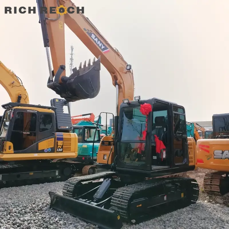 Loading rock truck – high-performance used Sany 95C excavator for sale, low-hour crawler excavator, contact for best USD price