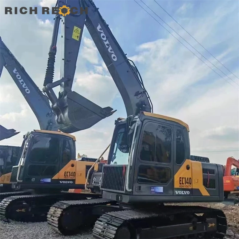 Volvo D4D engine – used Volvo 140 excavator mid-size reliability USD sale