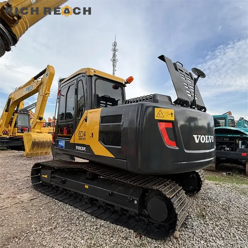 Left side track frame – used Volvo 140 crawler excavator mid-size reliability USD