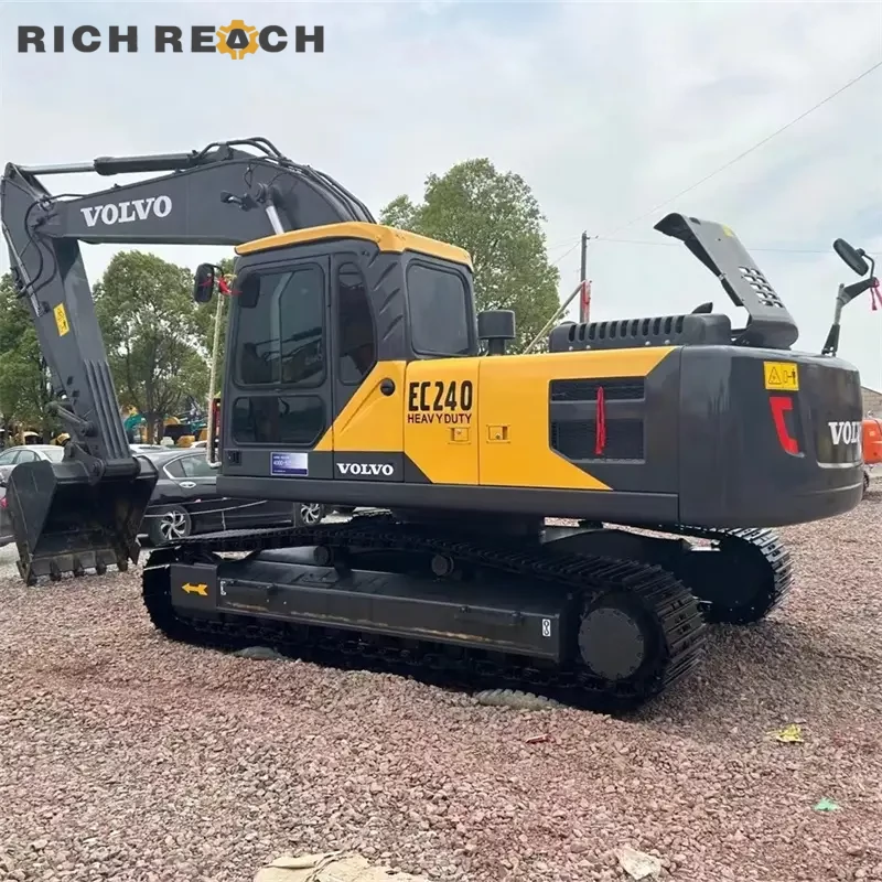 Rear counterweight – used Volvo 240 high efficiency excavator for sale USD price