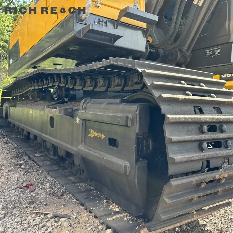Right side pump room – used Volvo 480DL long undercarriage excavator USD price