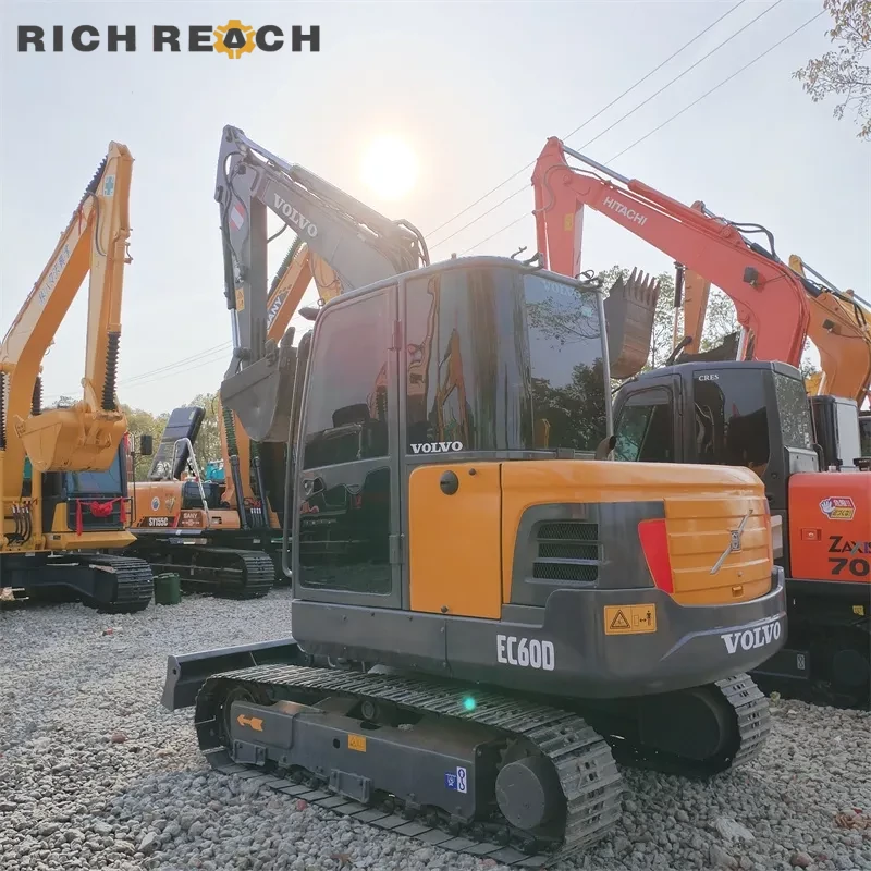 Front blade and boom – used Volvo 60D mini excavator for sale compact USD
