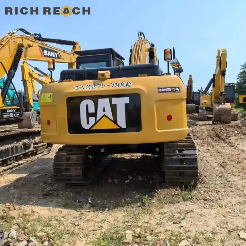 Used Cat 320D2 excavator beast performance – undercarriage and reinforced tracks for sale