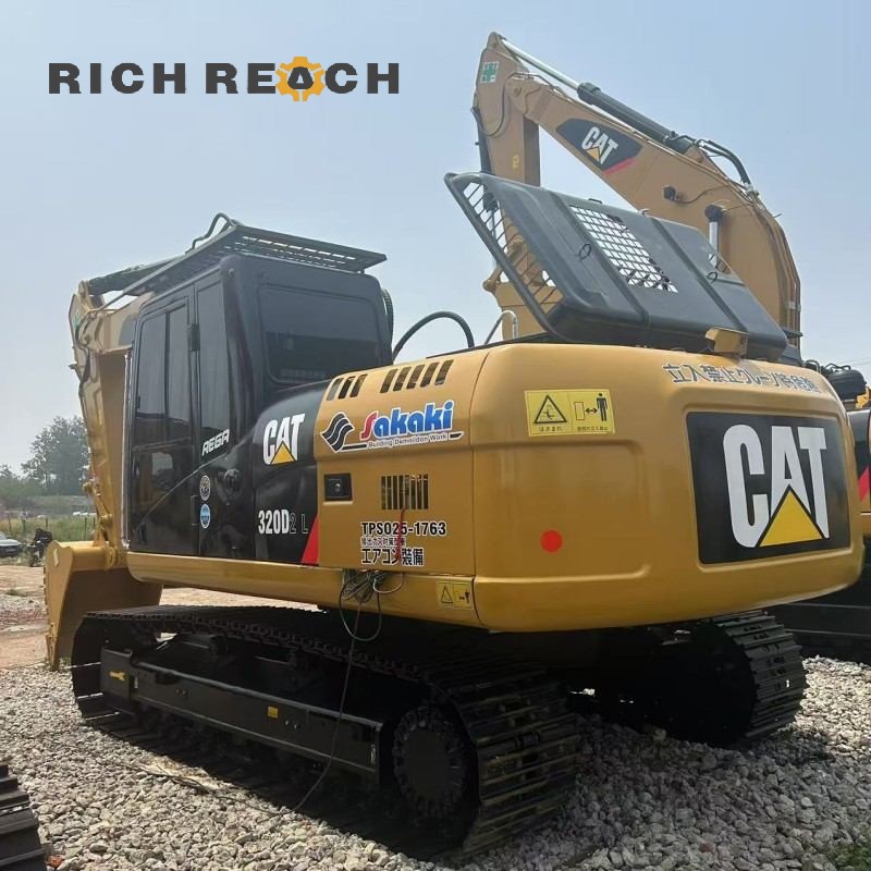Cat 320D2L side view $34,722 used excavator