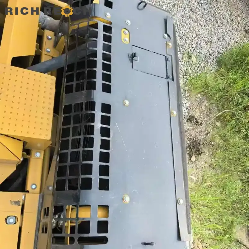 Action shot showing digging force of CAT 336D2 used beast excavator on job site