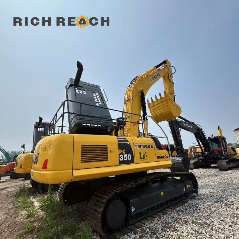 Swing bearing and upper frame of a used Komatsu PC350 excavator | Price on request