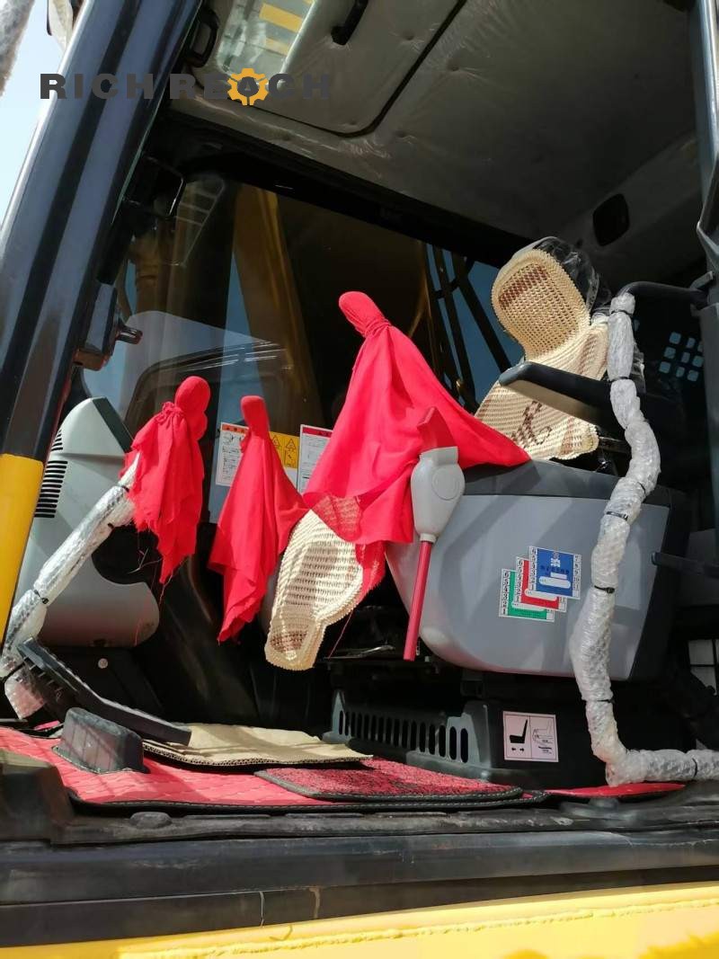 Cab interior and original monitor of a used Komatsu PC350 excavator | Price on request