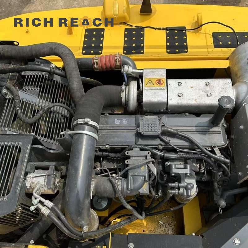 Counterweight and rear access ladder of a used Komatsu PC350 excavator | Price on request