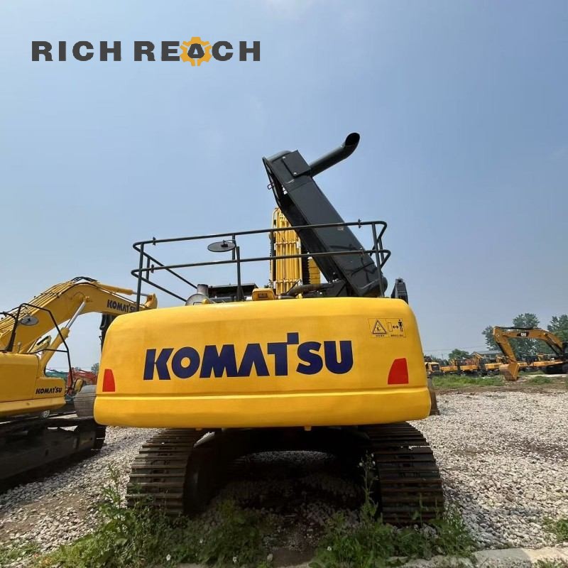 Quarry production digging with a used Komatsu PC350 excavator | Price on request