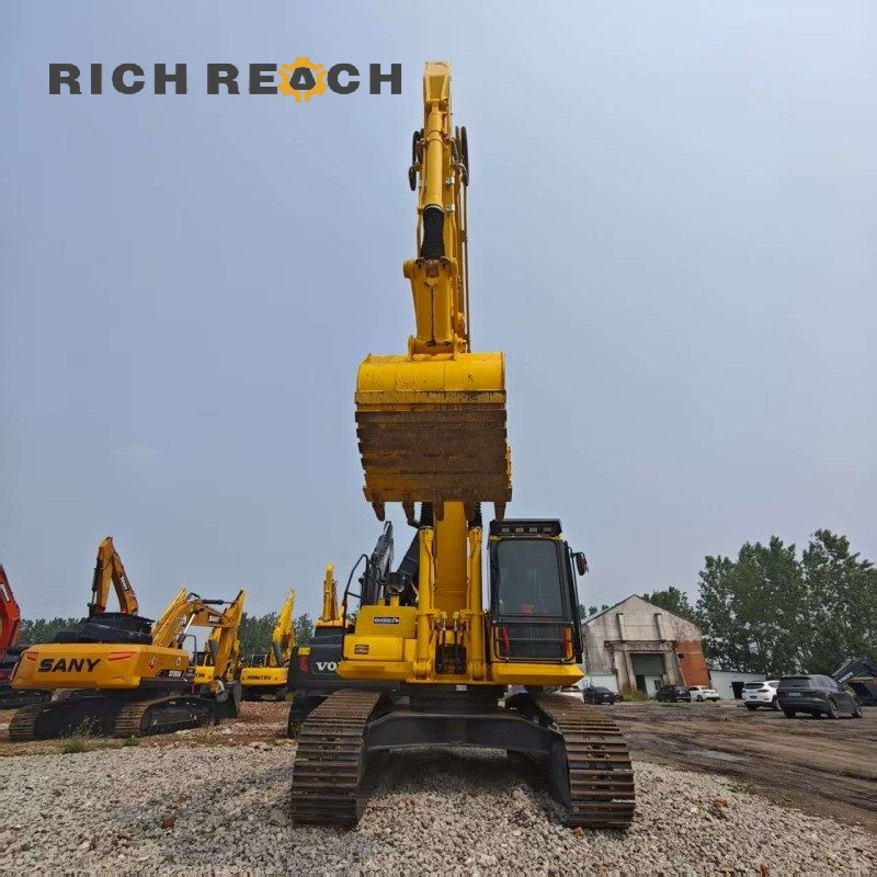 Undercarriage and tracks of a 2015 Komatsu PC360-7 excavator with 2,700 hours, priced at $37,500