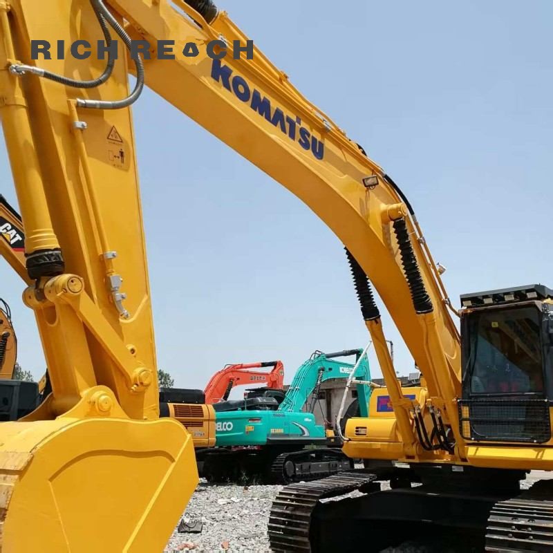 Heavy-duty boom cylinder and arm of a used Komatsu PC360 excavator – 36-ton class digging power, price on request
