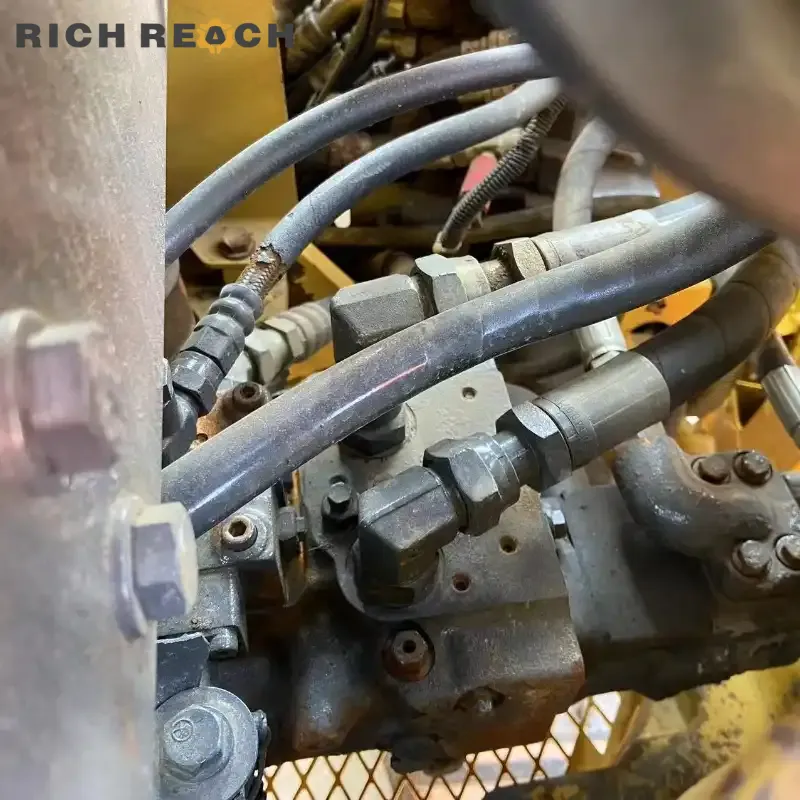 Control panel and hour meter of Komatsu PC78 excavator – low verified hours