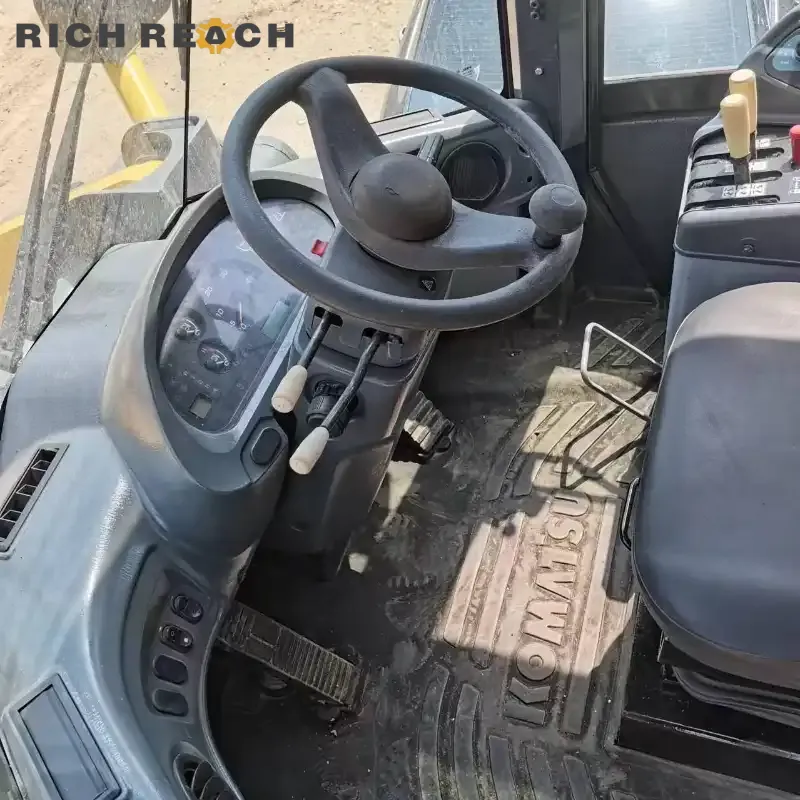 Richreach WA380-6 backhoe loader ready for export – used Komatsu wheel loader with backhoe for worldwide delivery