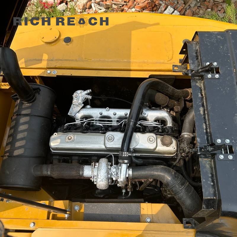 Engine bay and diesel engine of a used 2020 SANY 215C excavator, low hours, $30,556