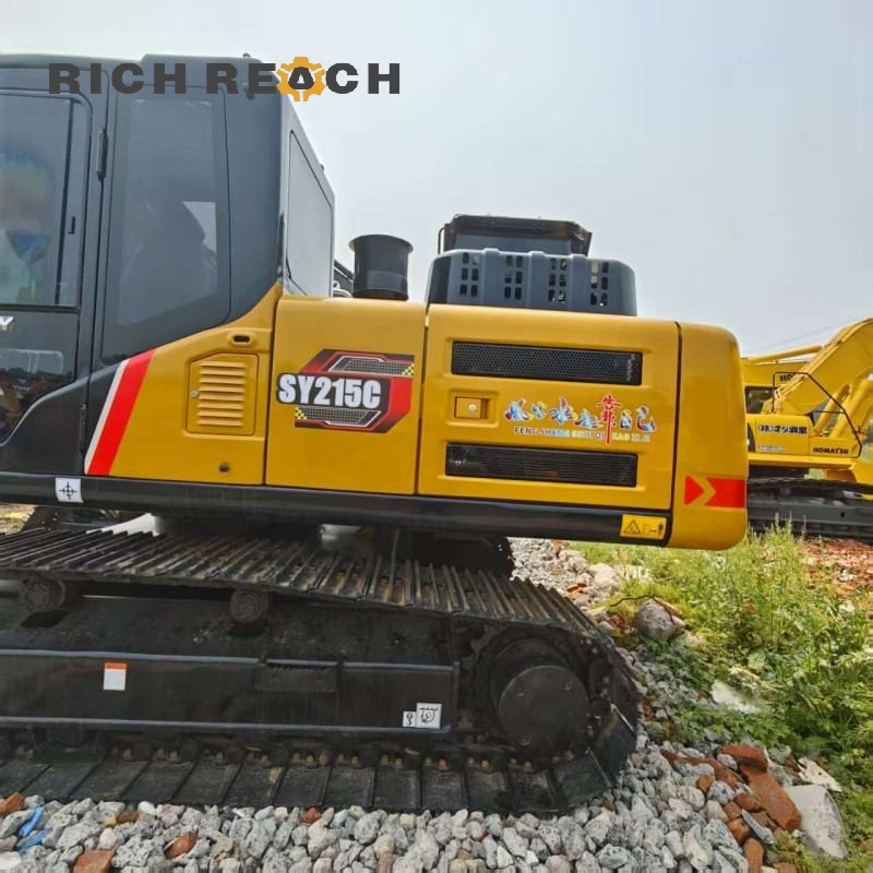 Hydraulic main pump and control valves of a 2023 SANY 215C excavator, low hours, $30,556