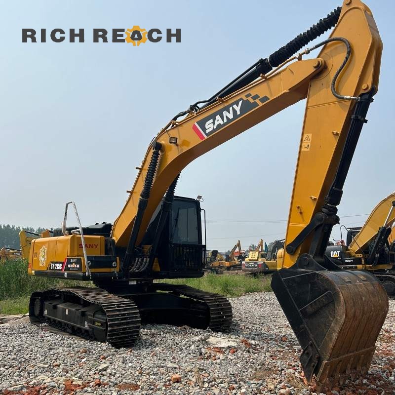 Hydraulic piston pump and control block of a 2023 SANY 215C excavator, $30,556