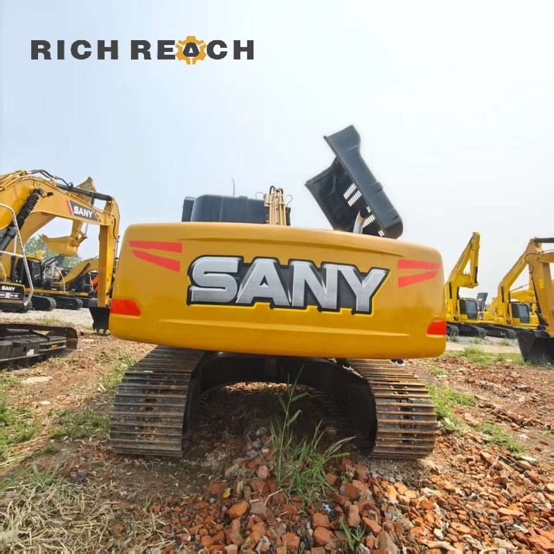 Cab interior and original monitor of a used 2023 SANY 215H excavator, low hours, priced at $30,750 by Richreach