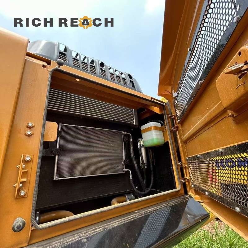 Hydraulic tank and main pump of a 2020 SANY 335H excavator, low hours, priced at $37,500