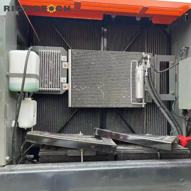 Front view of used Hitachi 240 excavator for sale – just listed low hours