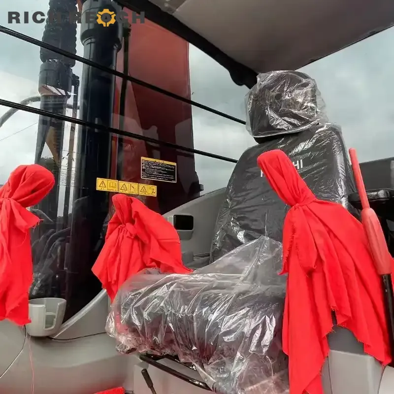 Hour meter display on used Hitachi 240 excavator – just listed, confirms low hours