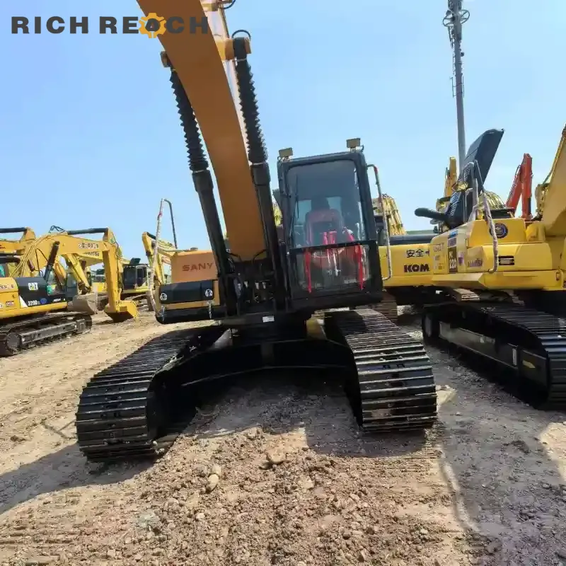 Used Sany 235 Excavator | Low Hours & Ready to Work - Working demo performing digging operation with smooth hydraulics.