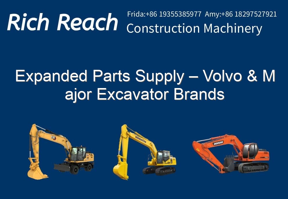 Expanded Parts Supply – Volvo & Major Excavator Brands