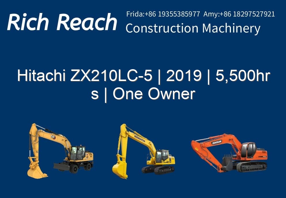 Hitachi ZX210LC-5 | 2019 | 5,500hrs | One Owner