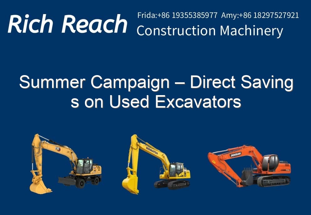Summer Campaign – Direct Savings on Used Excavators