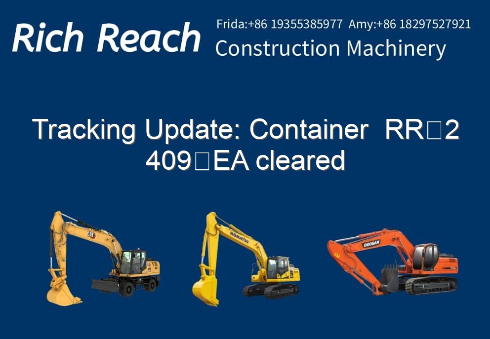 Tracking Update: ContainerRR‑2409‑EA cleared
